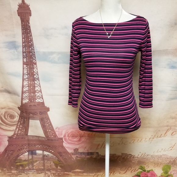 ⭐️ Carole Little striped top - Picture 1 of 8